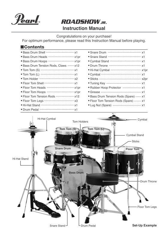 Como configurar a bateria Pearl RoadshowComo configurar a bateria Pearl Roadshow  