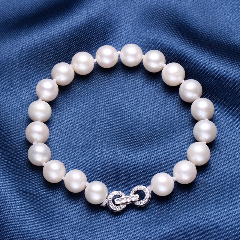 Natural Round Pearl Bracelet