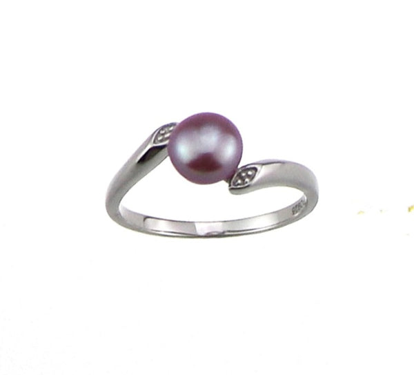 AAA Sterling Silver Pearl Ring