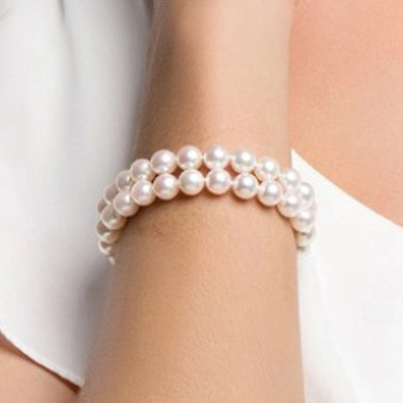 Dual Strand Pearl Bracelet