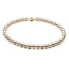 AAAA Luxury White Pearl Necklace, Bracelet, And Earring Set