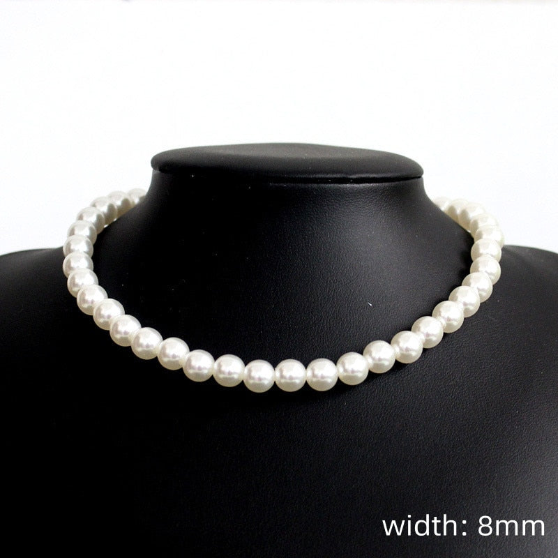 Handmade Pearl Necklace for Men