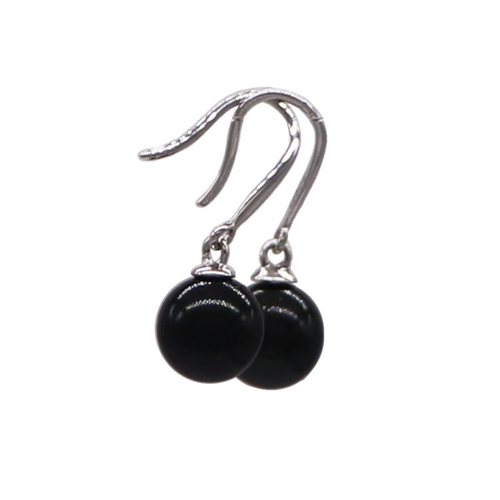 Cultured Pearl Earrings (White or Black)